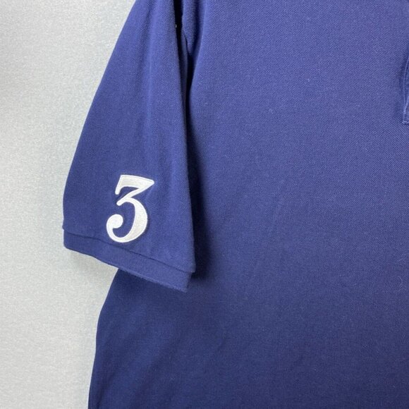 Ralph Lauren Polo Shirt Mens XLT Tall Blue Big White Pony Logo #3 Rugby Classy - Picture 4 of 11